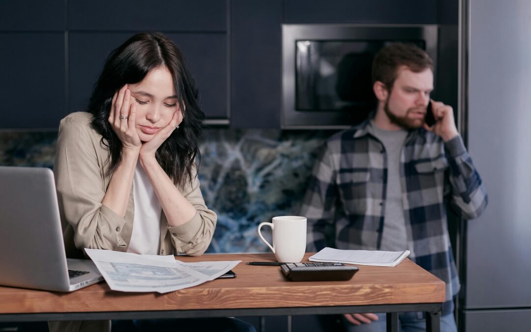 A couple facing tax debt