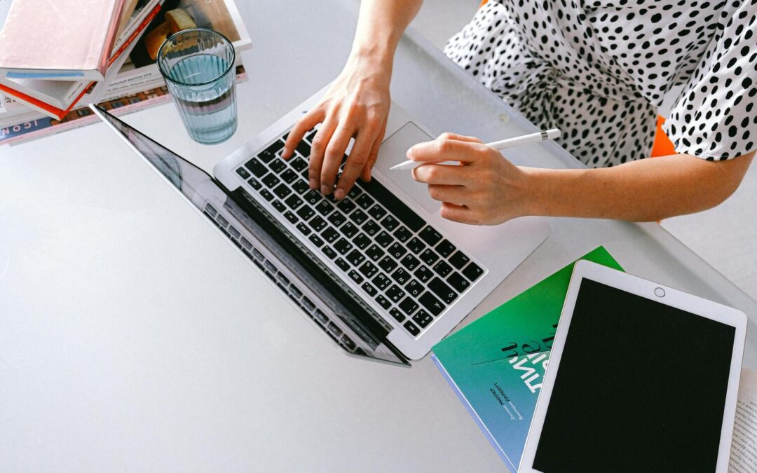 A person doing tax preparation