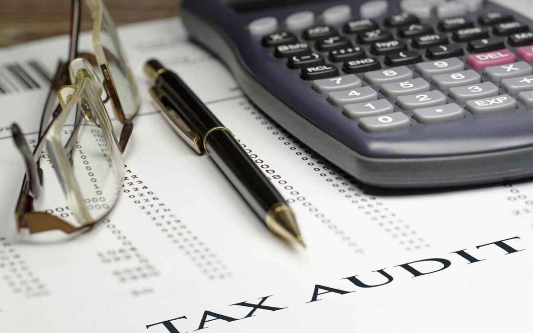 A tax audit review from IRS personnel