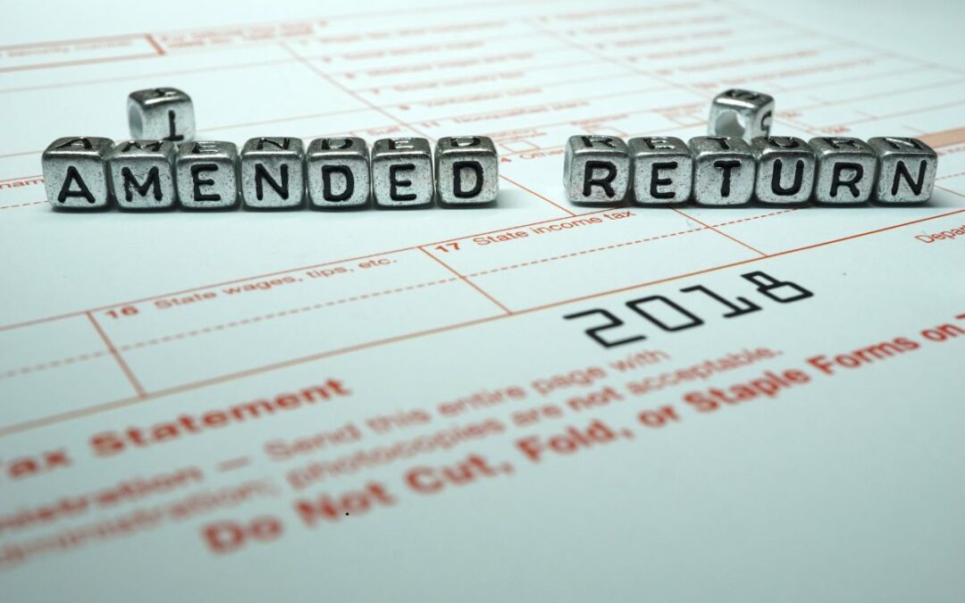 Filing amended tax return