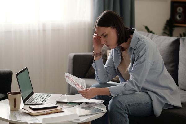 Woman stressed over past due taxes