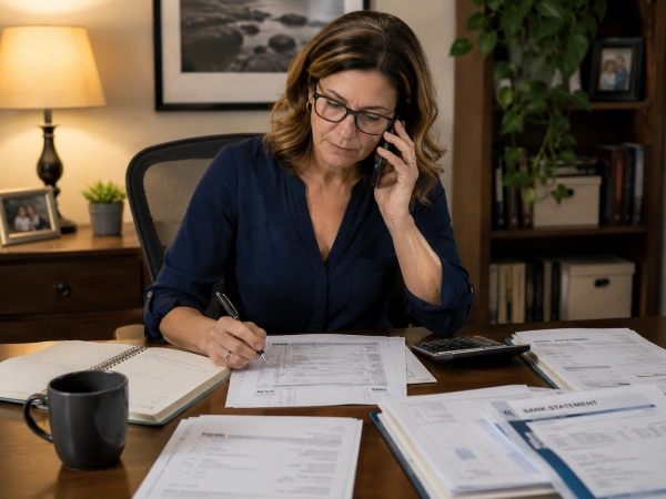 Taxpayer calling IRS to request currently not collectible status