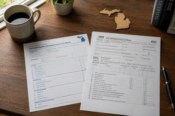 Michigan state and federal back taxes