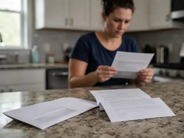 Taxpayer reading an IRS notice about an unfiled tax year