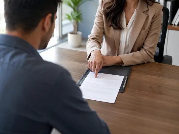 Tax attorney explaining notice of deficiency response options