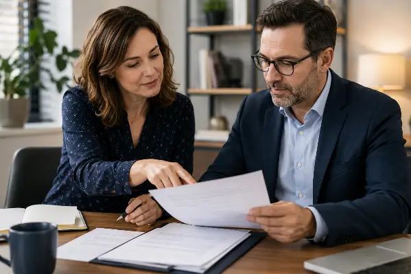 Meeting a tax professional to respond to a 972CG penalty notice
