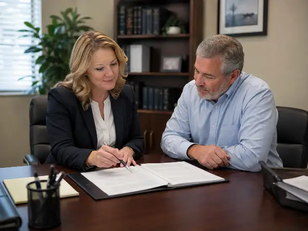 Enrolled agent helping a client file back taxes without records