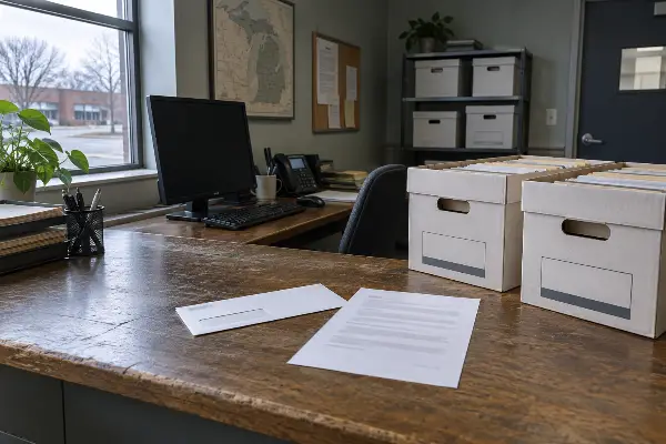 Michigan Treasury field audit records request at a small business