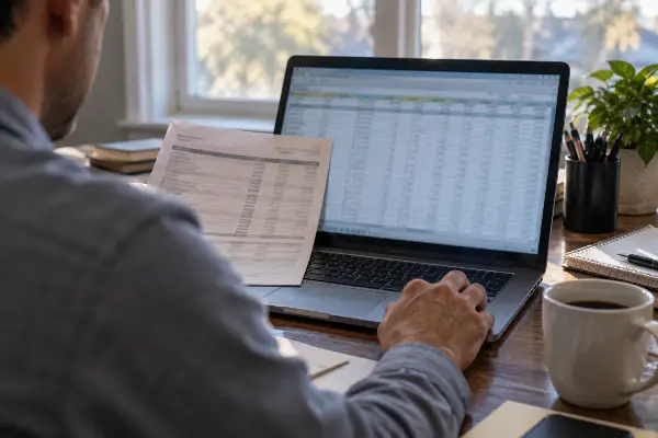 Building a deposit-by-deposit schedule to answer an IRS bank deposit analysis
